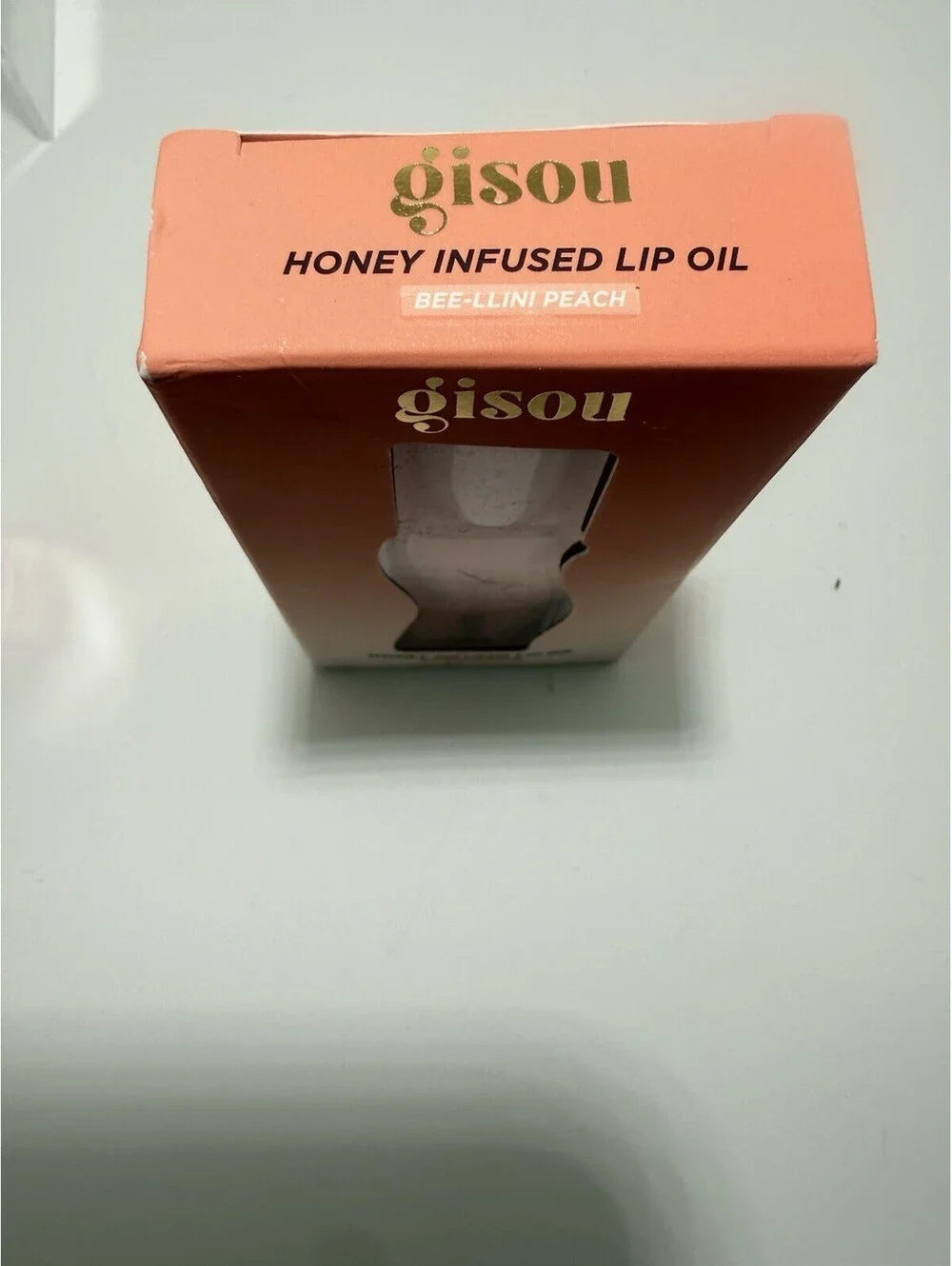 Gisou Honey Infused Lip Oil~Bee-llini Peach~NIB~Full Size